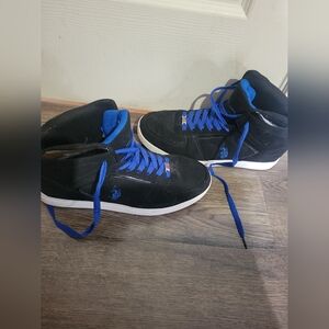 U.S. Polo Association Black Size 10 Men High Top Sneakers